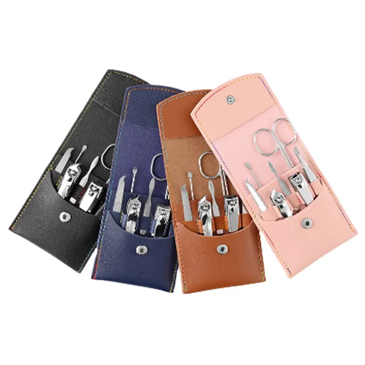 2024 Nya professionella 7-stycken Mini Manicure Set Nail Kit Set
