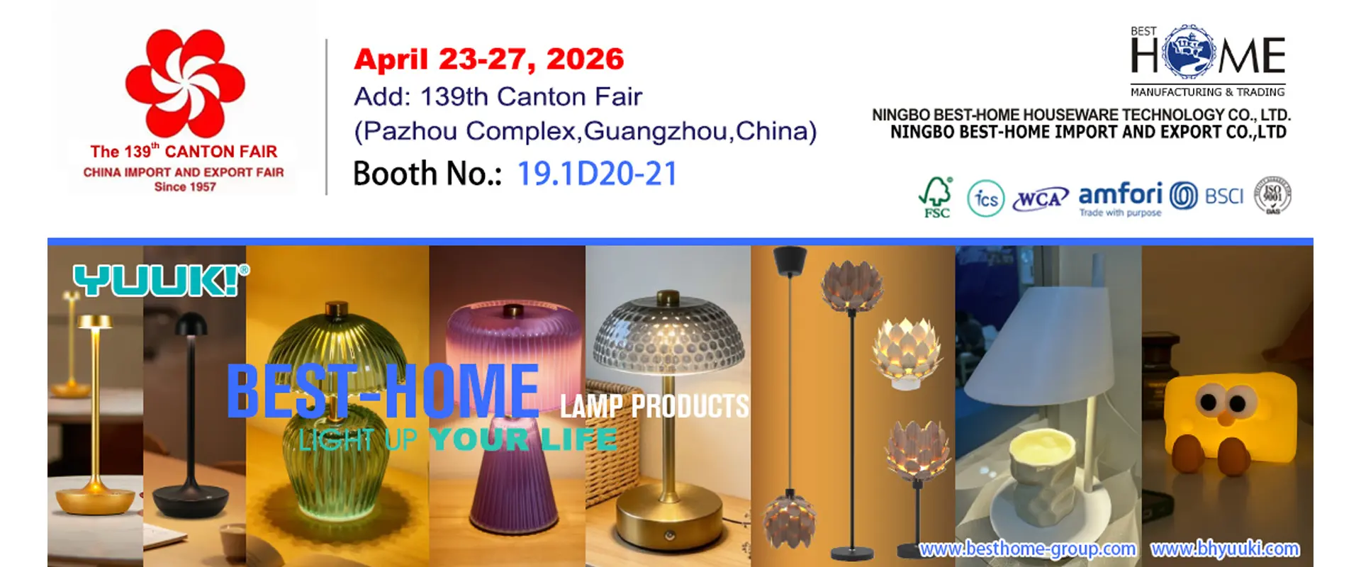 Canton Fair - Bordslampor