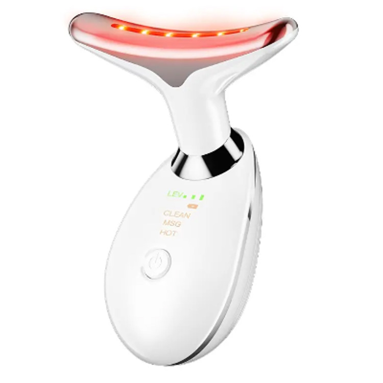 7 Färglätt nackmassager ansiktsmassagerverktyg för hudvård