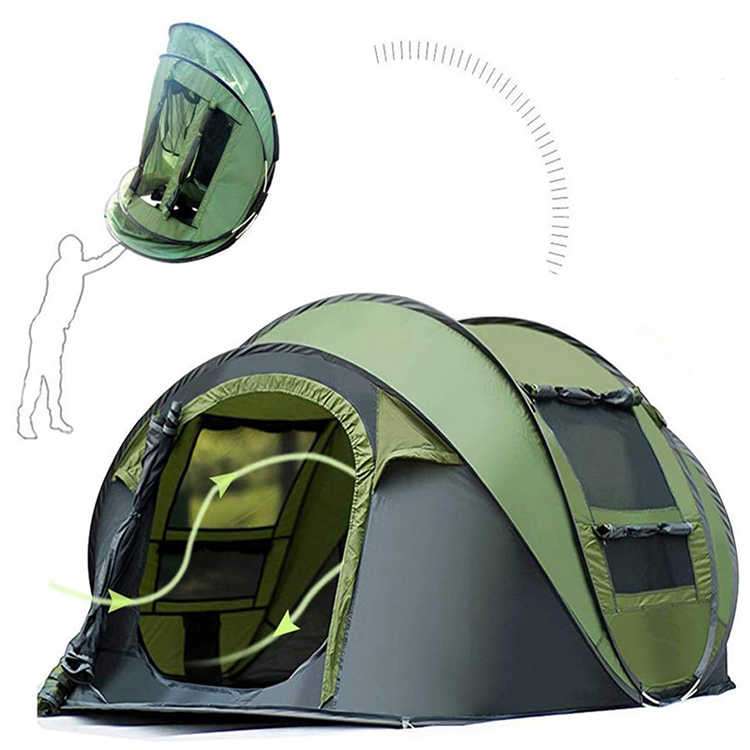 Automatisk pop-up utomhus strandcampingtält