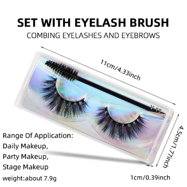 Bästa sidenögonfransar privata etikett Faux Mink Eyelash