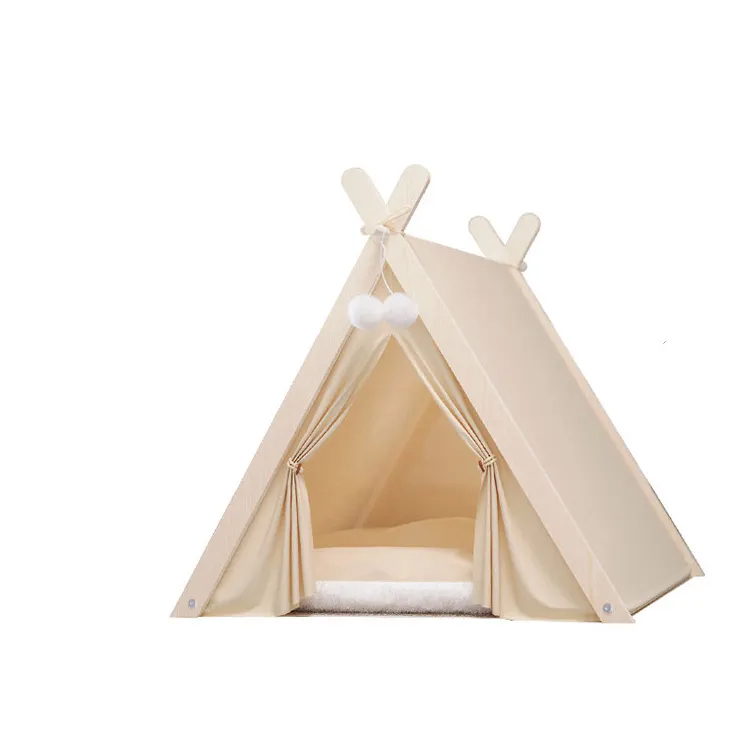 Bekväma husdjursmöbler bärbart teepee tälthus