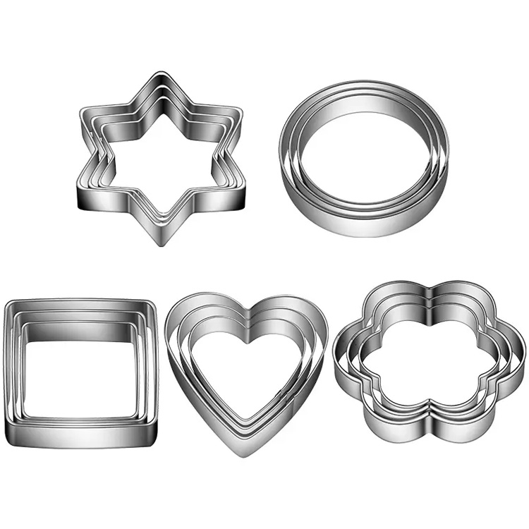 Cookie Cutters former Bakning Set Biscuit Cookies Cutters