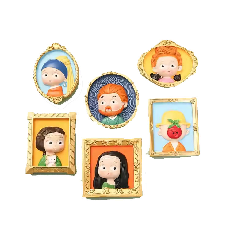 Beställnings- keramiska presidents- gåvor Kylskåpsmagneter Gulliga