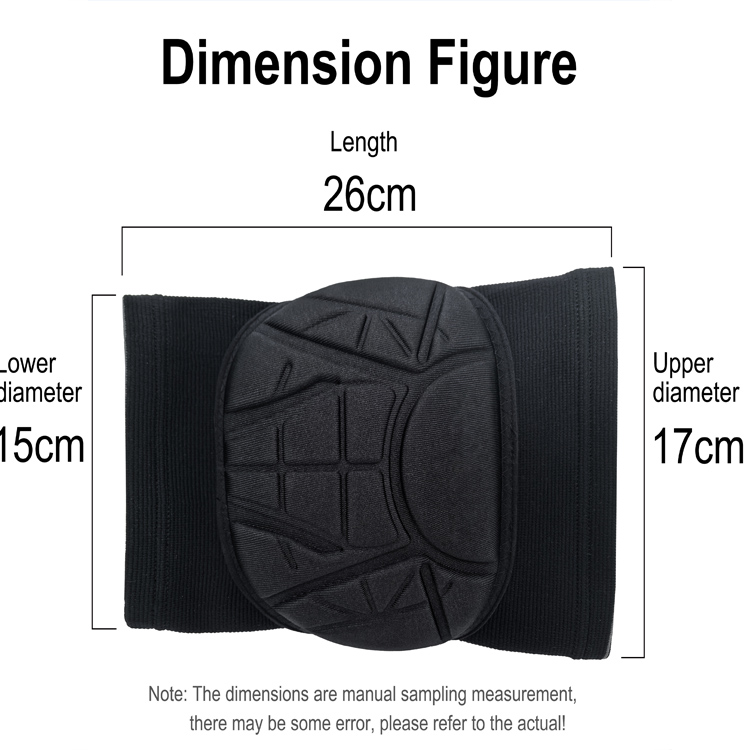 Anpassad logotyp Tjocka svamp mot kollision knäskydd