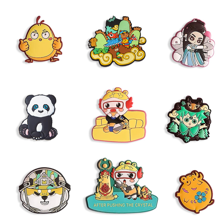 Dekoration anpassad logotyp Alternativ Tillgänglig PVC kylskåpsmagneter