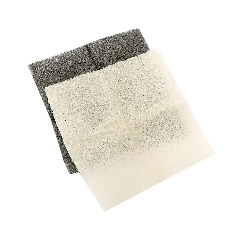 Ansiktsrengöring Konjac handduk Square Konjac svamphandduk