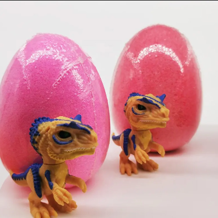 Blomma doftande bubbla fizzies dinosaurie äggform badbomb