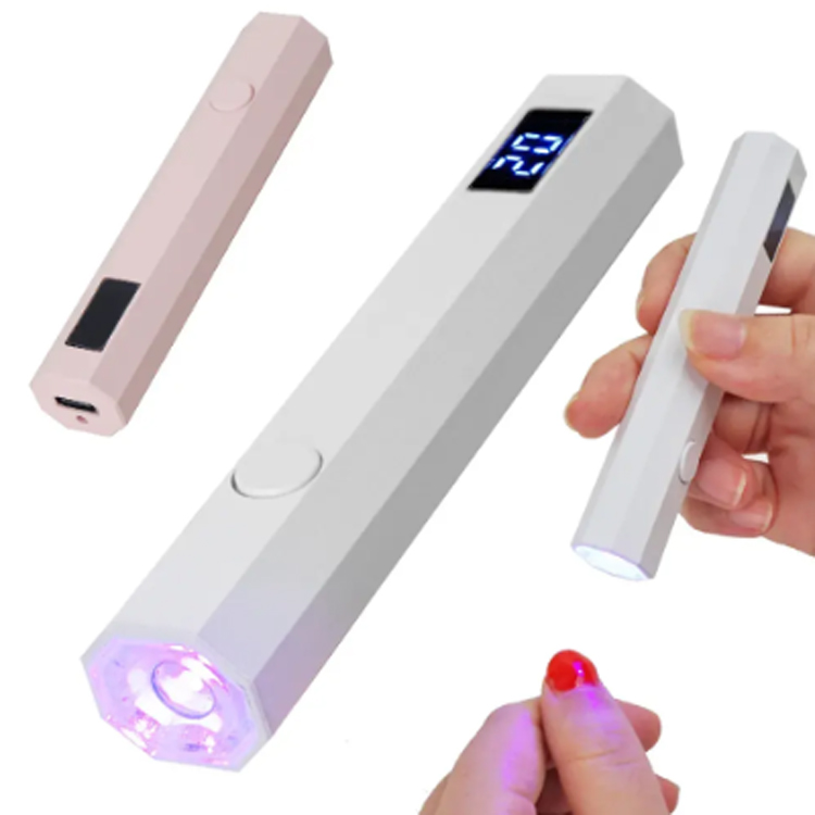 Handhållen manikyrlampa med digital display mini baklampa