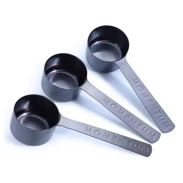 Hantera black metall rostfritt stål 60 ml mätkoppsked