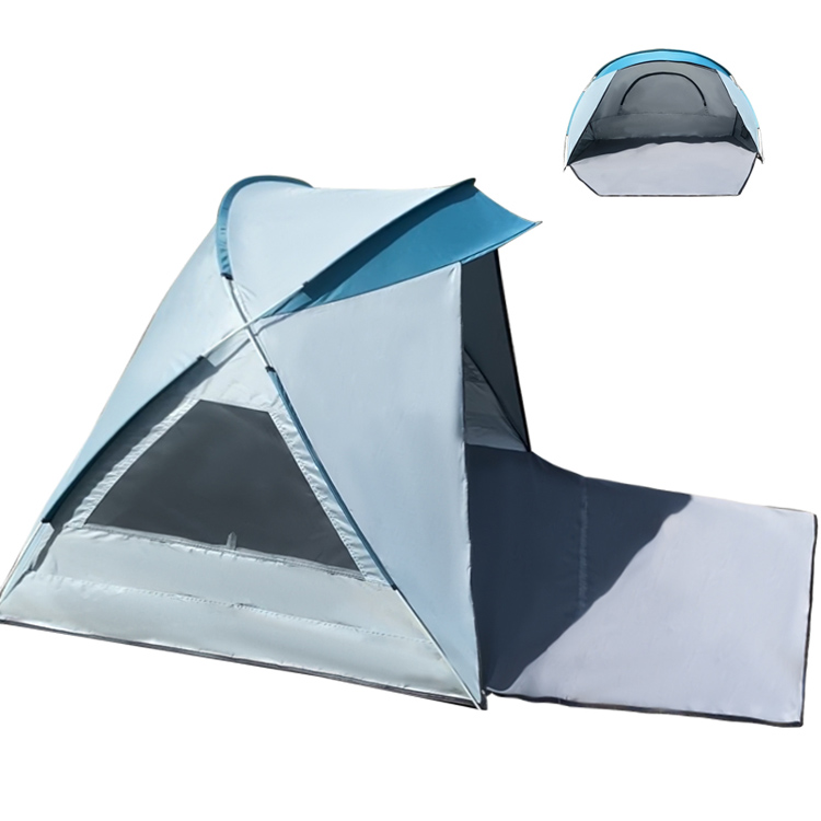 Högkvalitativ 4-vuxen snabböppnande glamping utomhusstrandtält