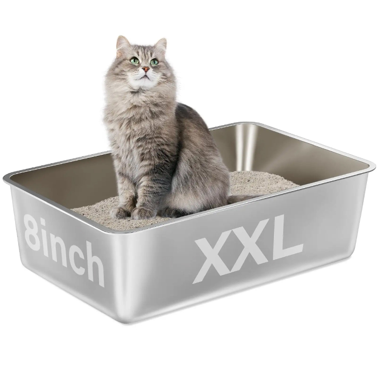 Högsidig non pinne slät yta kattlåda
