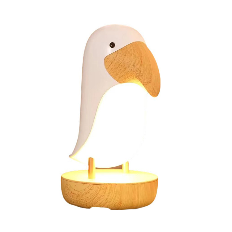 Heminredning Touch Dimming Sladdlös Bedside Bird Skrivbordslampa