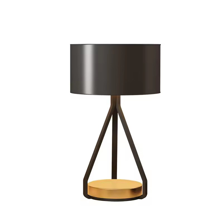 Hotel Modern Black Bedside Bedroom Design Bordslampa