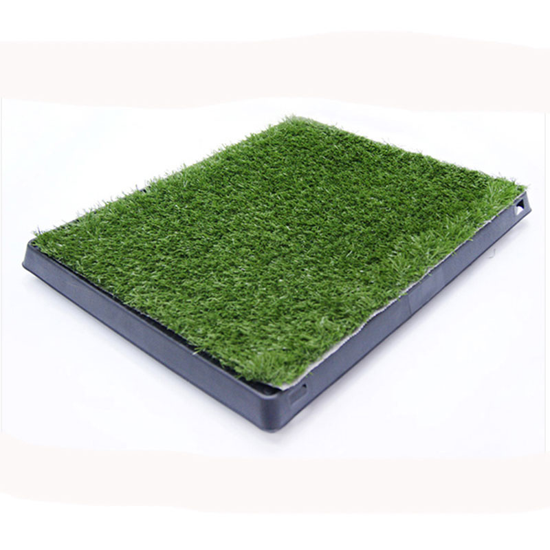 Inomhus Pet Potty Dog Grass Pad med bricka