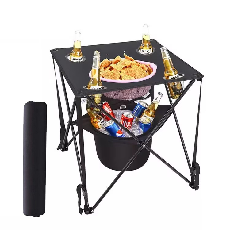 Modernt bärbart fällbart järnbord för utomhusbar hemma