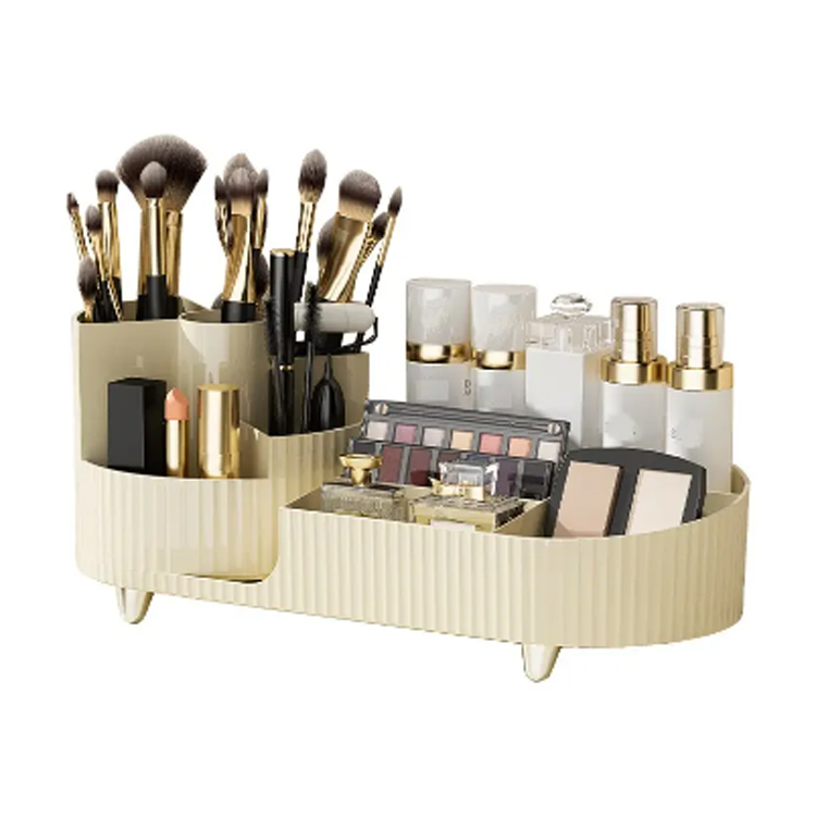Ny makeup arrangör borstlagring kosmetisk lagringslåda