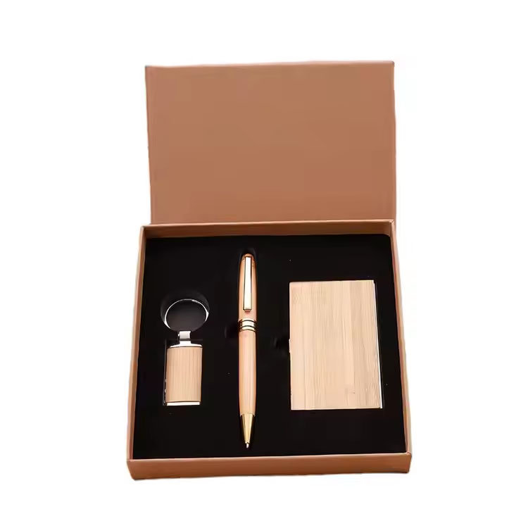 Pen Executive Employee Promotional Business Wood Gift Set