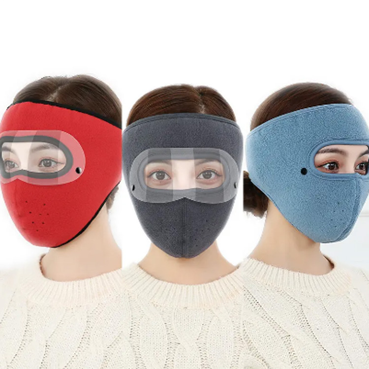 Polär fleece varm kallmotstånd cykling ansiktsmask