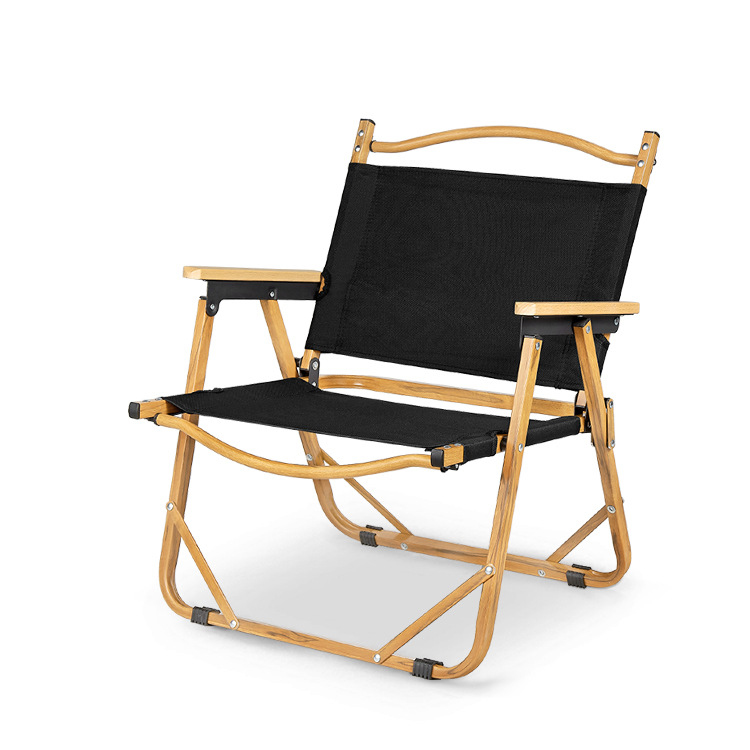 Bärbar resehopfällbar uteservering Strandcampingstol