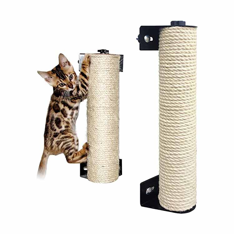 Väggfäste Sisal Skraparstolpe Cat Claw Climber