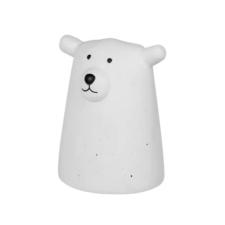 Partihandel Vardagsrumsbelysning Keramisk Bear Skrivbordslampa